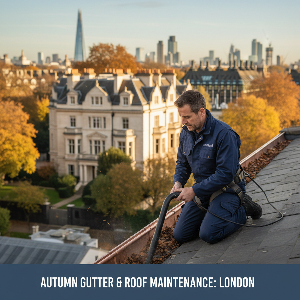 Autumn Gutter Cleaning & Roof Maintenance London - property maintenance London by coreMaint