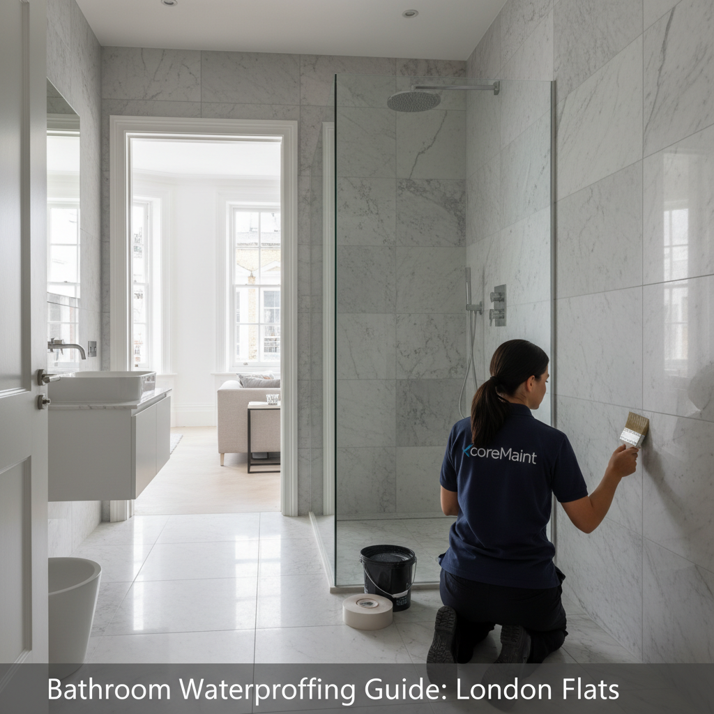 Bathroom Waterproofing Guide for London Flats | Tanking Tips - property maintenance London by coreMaint