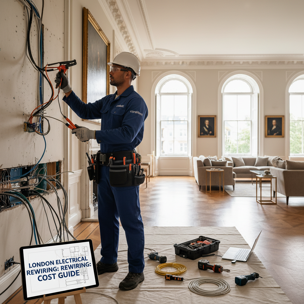 Electrical Rewiring Cost Guide: London & Knightsbridge - property maintenance London by coreMaint