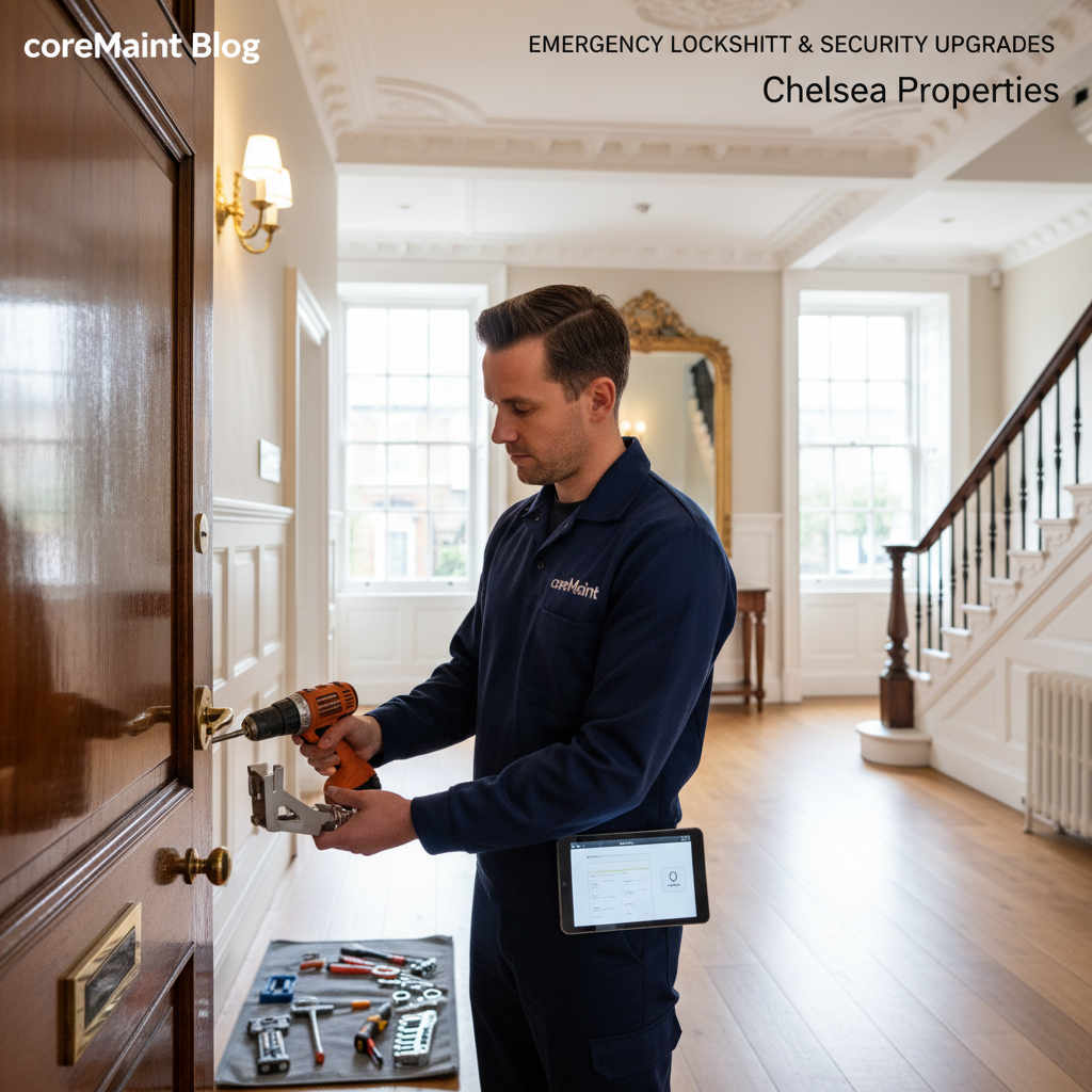 Emergency Locksmith & Security Upgrades in Chelsea | London - property maintenance London by coreMaint