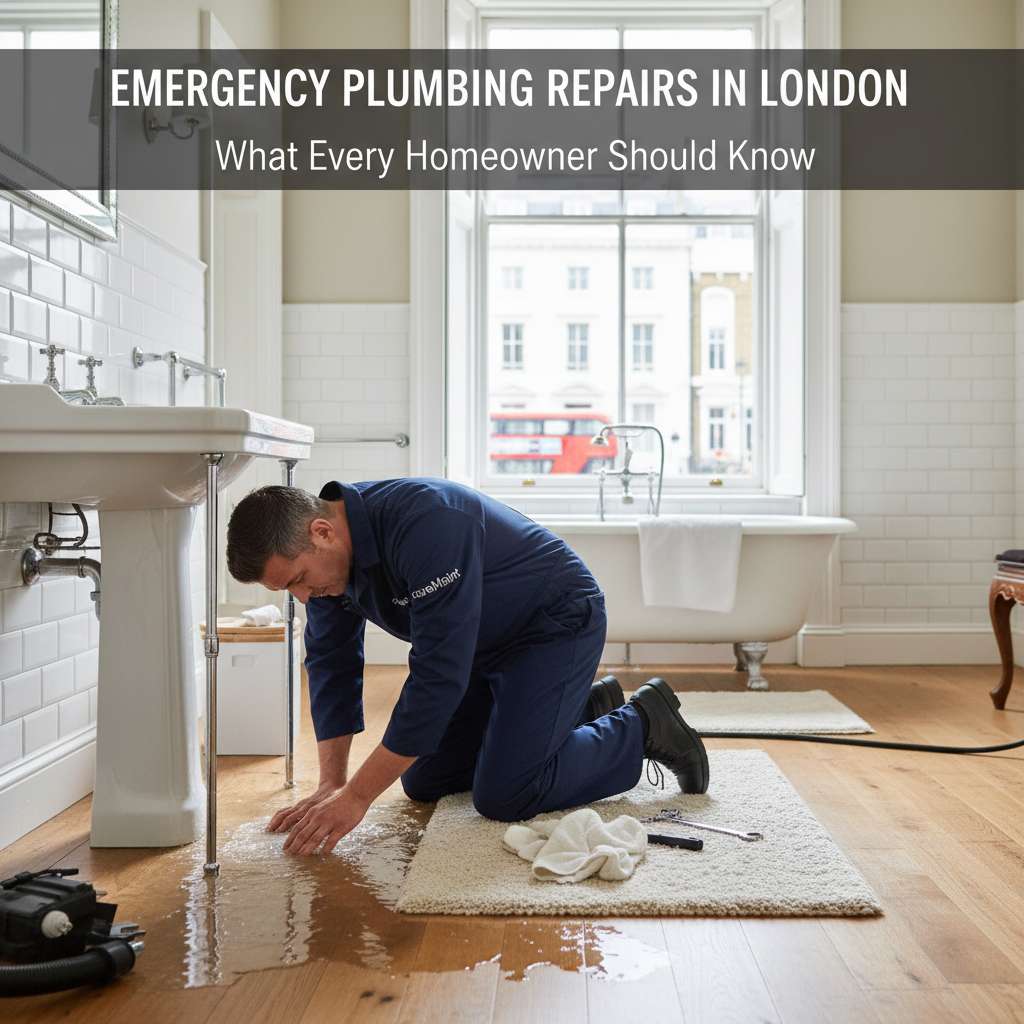 Emergency Plumbing in London: Expert Advice for Homeowners - property maintenance London by coreMaint