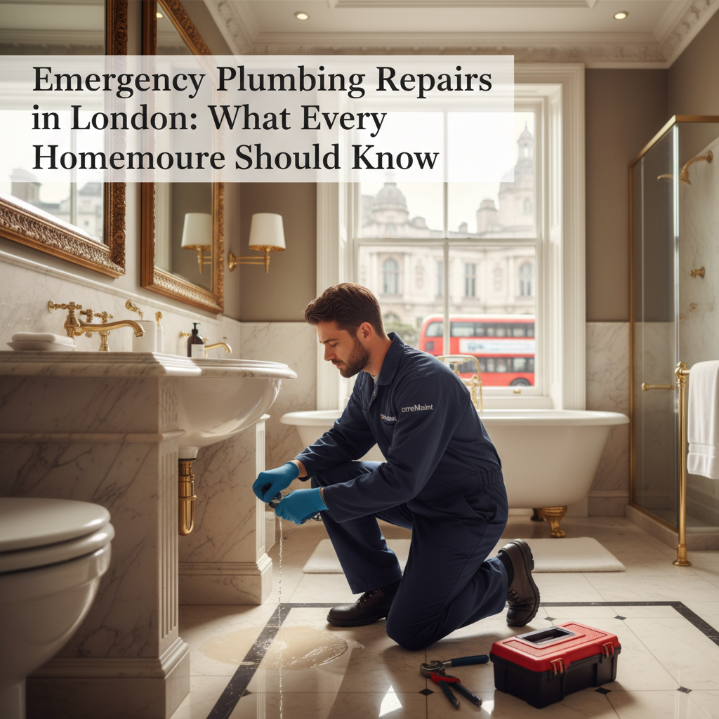 Emergency Plumbing Repairs London | 24/7 Expert Tips - property maintenance London by coreMaint