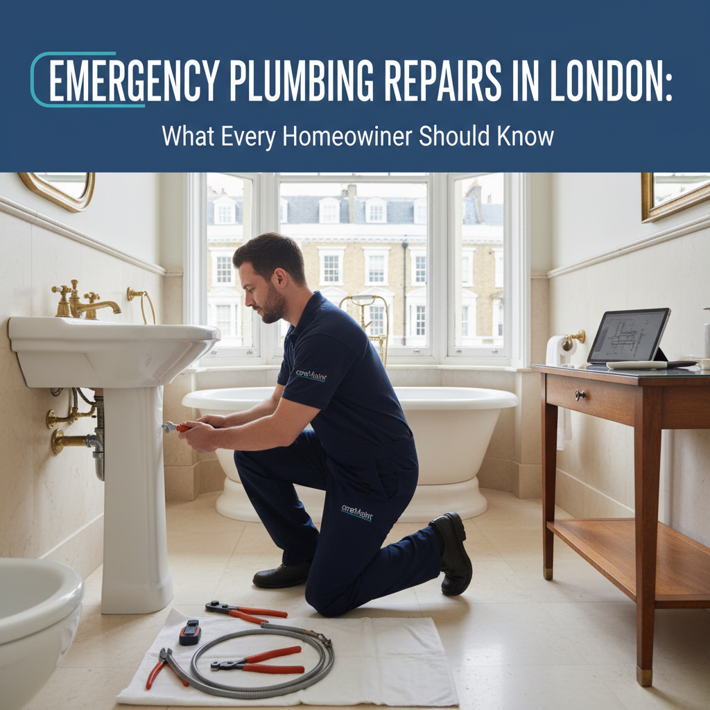 Emergency Plumbing Repairs London: Homeowner's Guide - property maintenance London by coreMaint