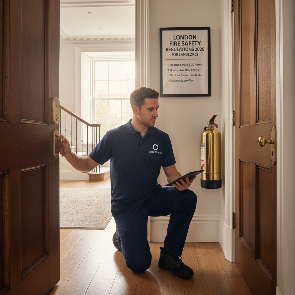 Fire Safety Regulations 2026: Guide for London Landlords - property maintenance London by coreMaint