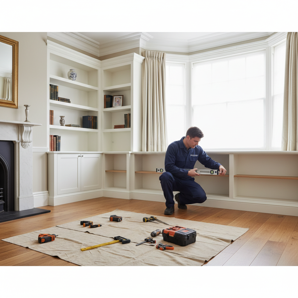 Fitted Storage & Alcove Shelving Kensington | Bespoke Joinery - Joinery in London by coreMaint