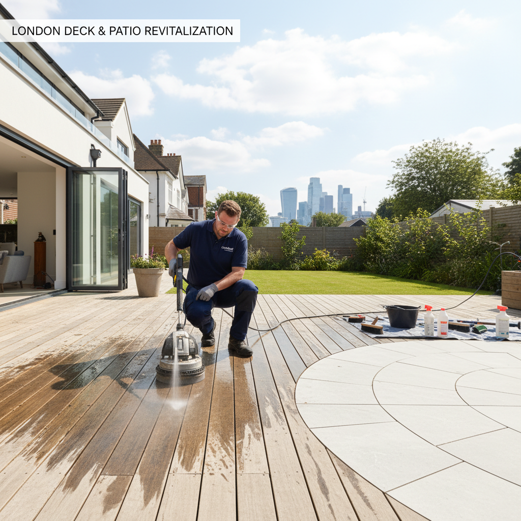 Garden Decking & Patio Maintenance London | Greenwich Repairs - property maintenance London by coreMaint
