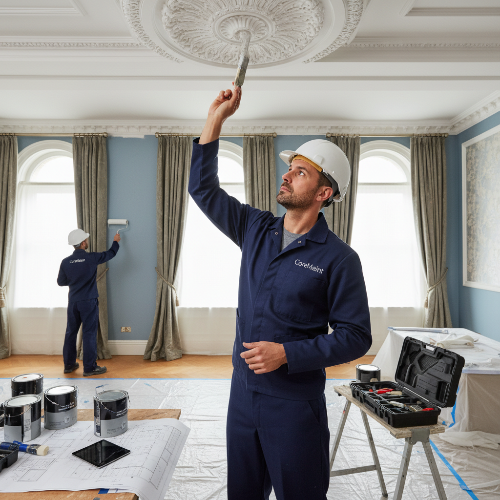 High-End Painting & Decorating Tips for Mayfair Properties - property maintenance London by coreMaint