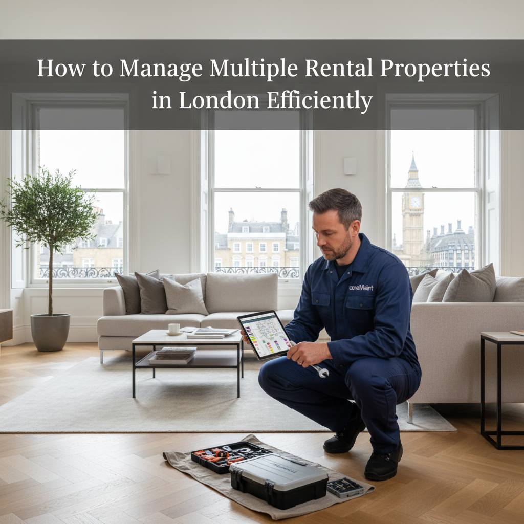Manage Multiple Rental Properties in London Efficiently - property maintenance London by coreMaint