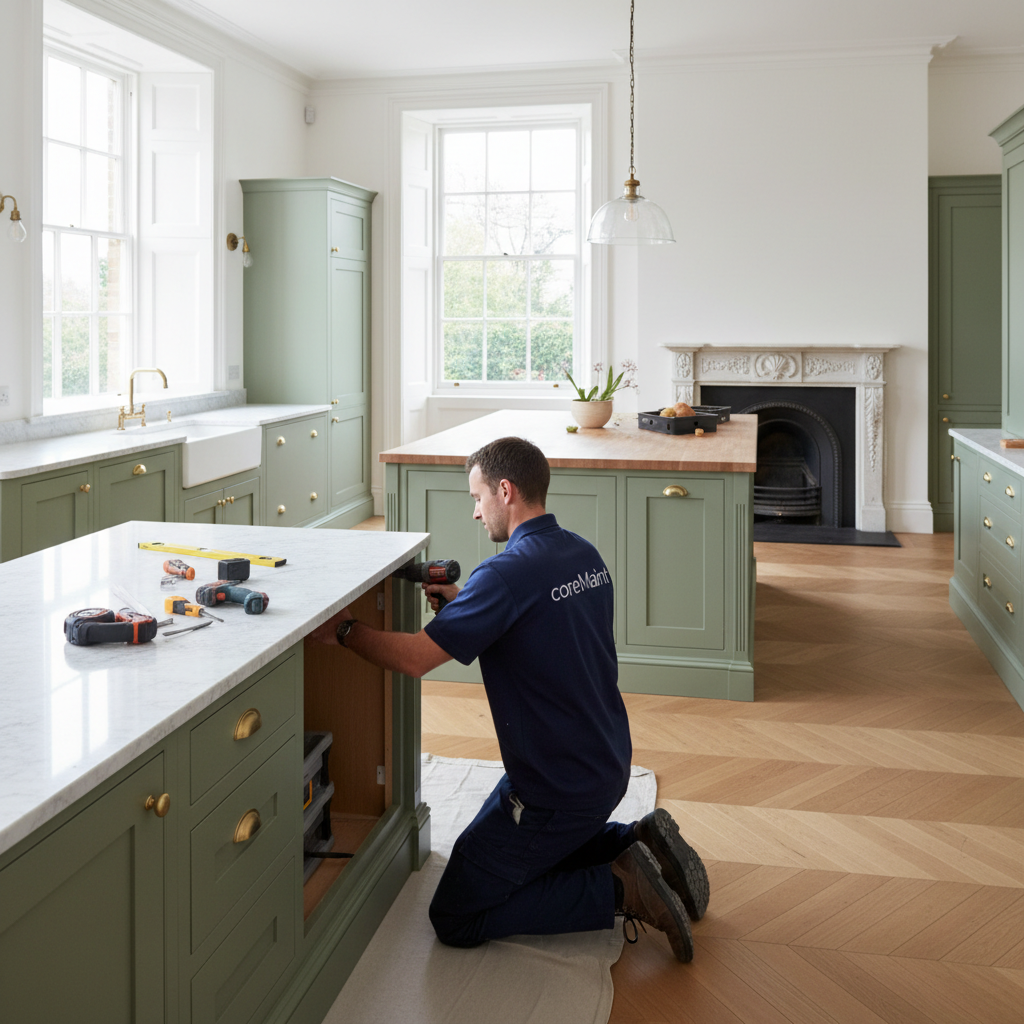 Period Kitchen Refurbishment in Mayfair | Bespoke Design - property maintenance London by coreMaint