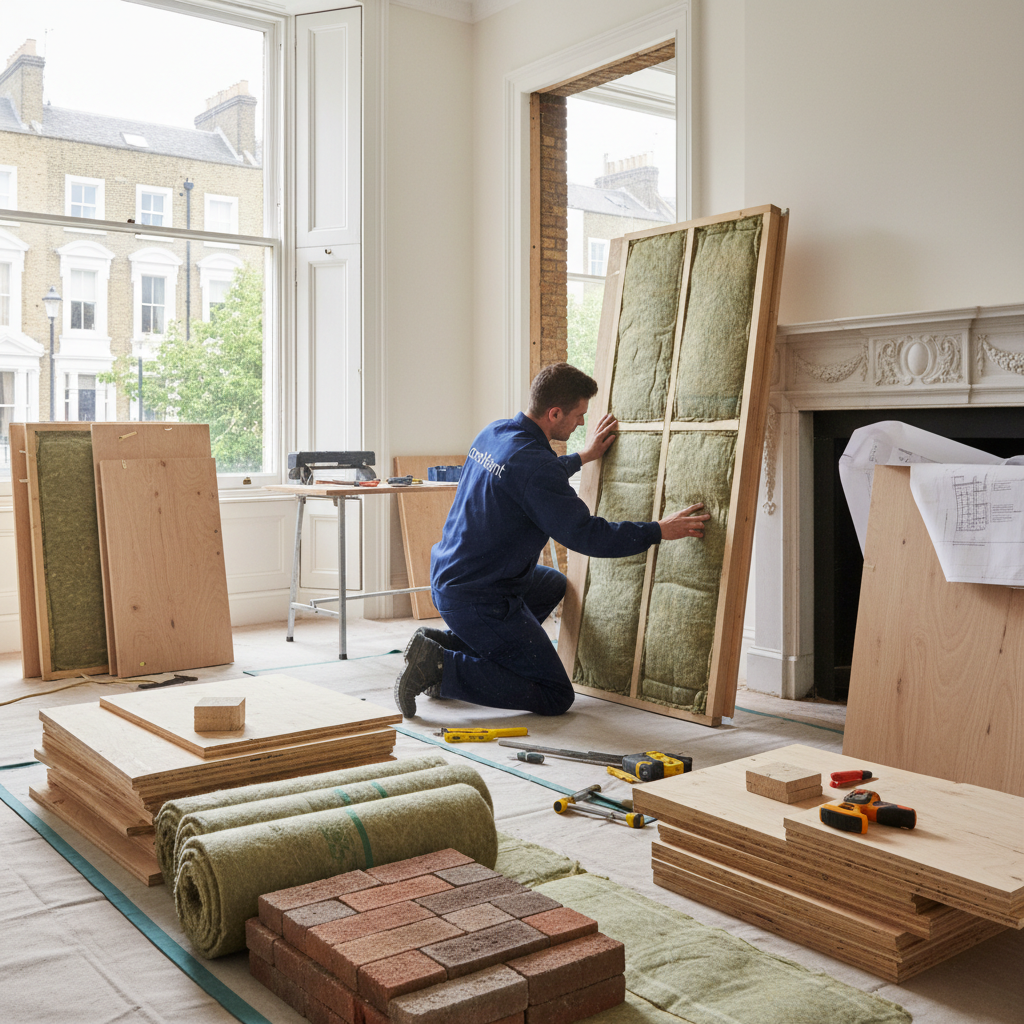 Sustainable Building Materials: London Refurbishments - property maintenance London by coreMaint